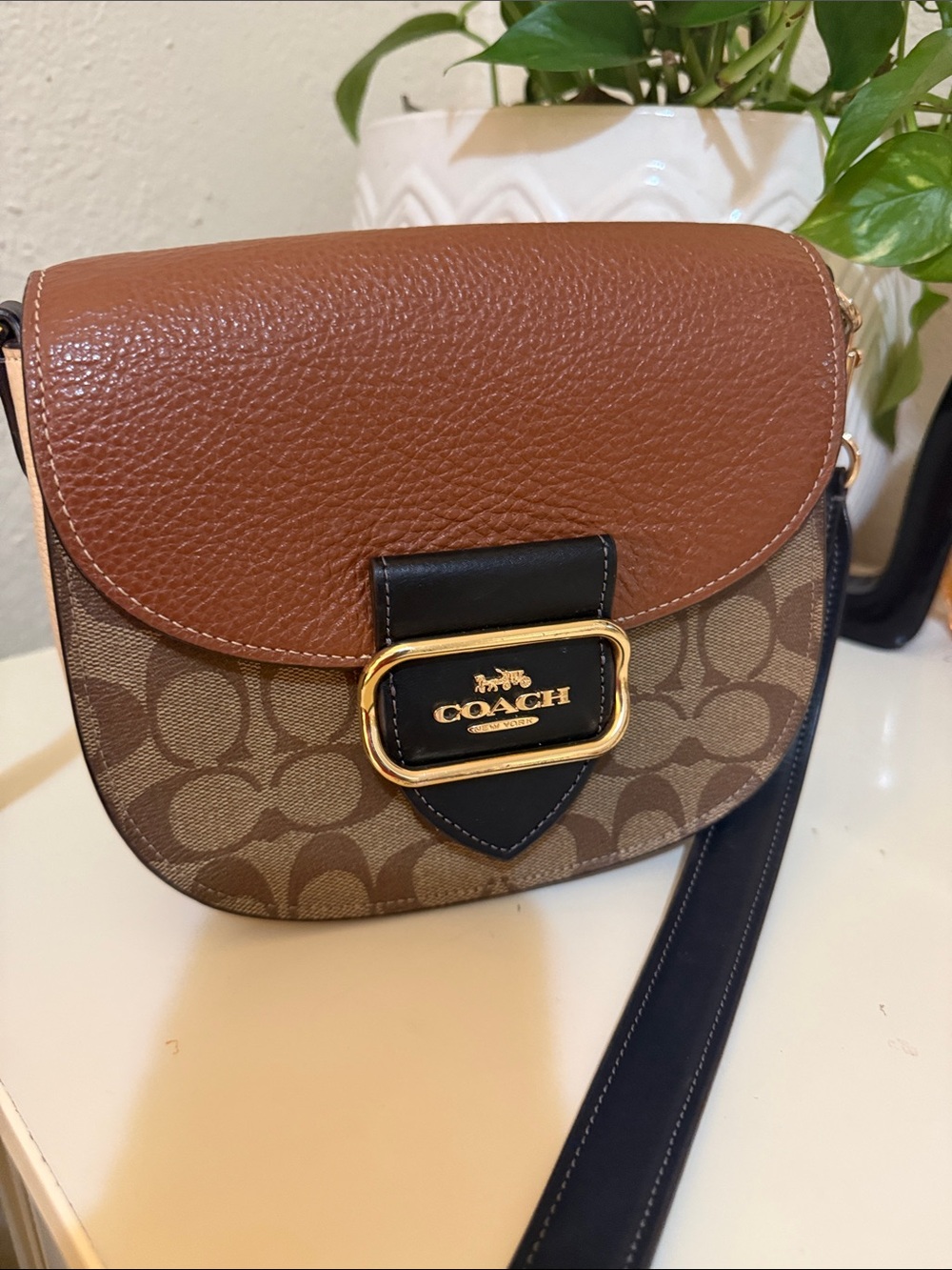 Coach Signature Morgan Saddle Crossbody bag - Picture 15 of 16